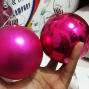 Pink Christmas Balls - LD Creative